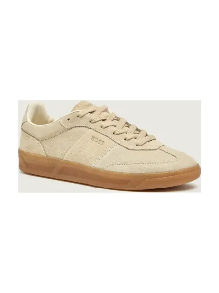 Sneakers BOSS Brenta Bej negru
