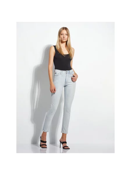 Blugi Calvin Klein Jeans albastru