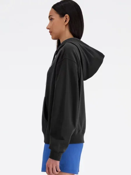 Флисовая спортивная кофта New Balance черная