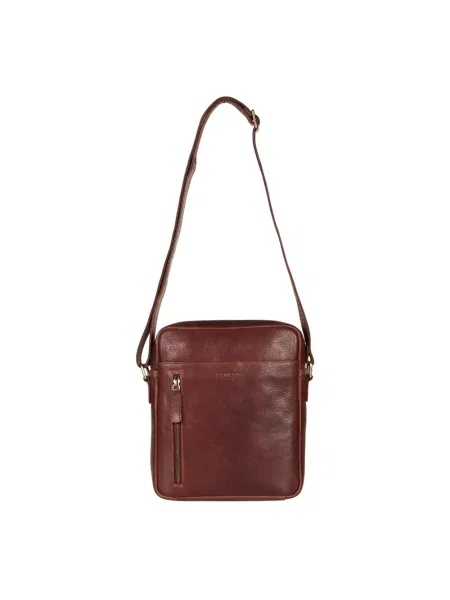 Torba crossbody Howard London skórzana brązowa