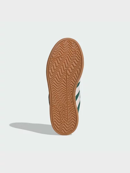 Кожаные кеды Adidas зеленые