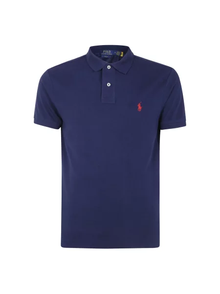 Koszulka polo Polo Ralph Lauren z krótkim rękawem niebieska
