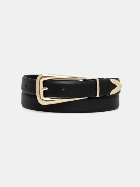 Kožený pásek Tommy Hilfiger dámský černá