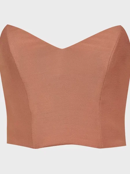 Топ Elisabetta Franchi бежевий