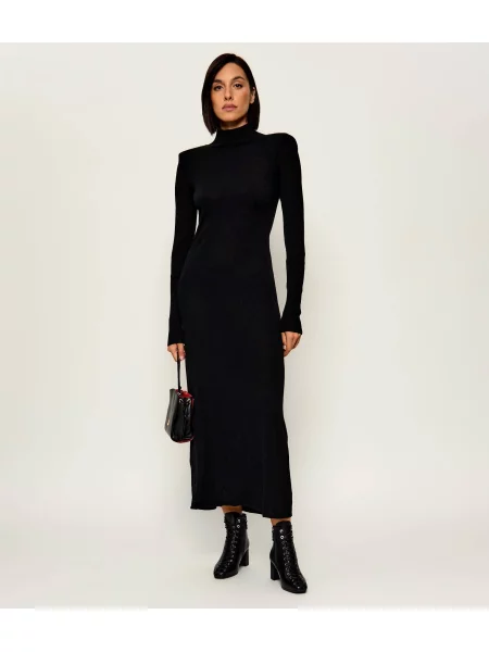 Pinko De lână rochie Londra negru