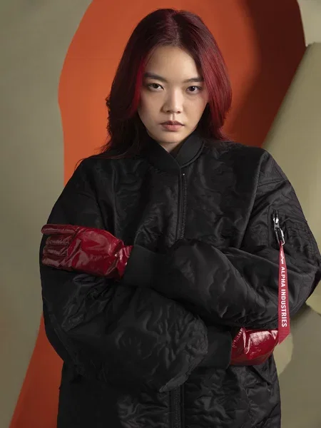 Бомбер Alpha Industries чорний