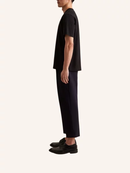 Seidensticker T-Shirt O Kroju Regular Fit schwarz czarna
