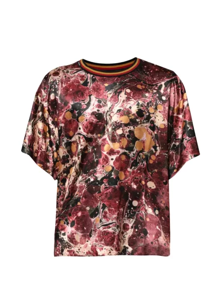 Scurt tricou Dolce & Gabbana cu imagine roșu