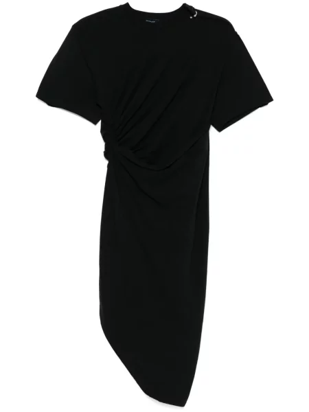 Rochie midi Mugler până la genunchi de costum negru
