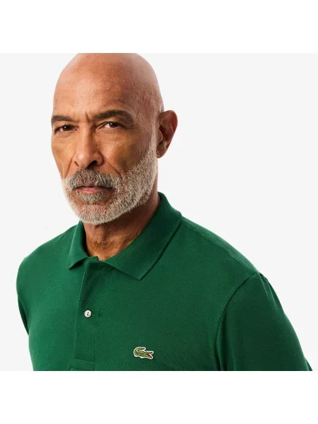 Поло Lacoste зеленое