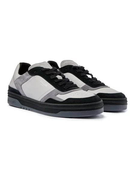 Sneakersy Mallet London zamszowe czarne