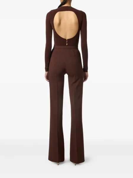 Pantaloni Elisabetta Franchi maro