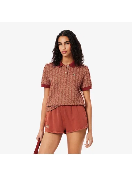 Поло Lacoste коричневое