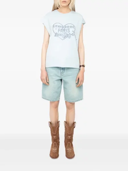 Tricou Zadig&voltaire albastru