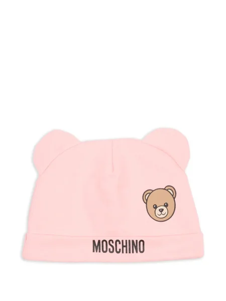 Czapka dziecięca Moschino różowa