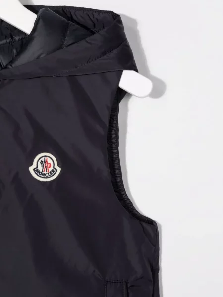 Kamizelka dziecięca Moncler Enfant niebieska