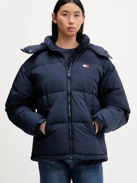 Tommy Jeans kurtka granatowy zimowa