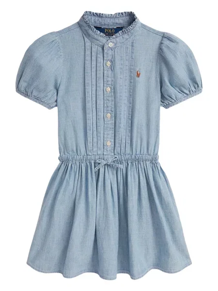 Sukienka dziecięca Polo Ralph Lauren niebieska
