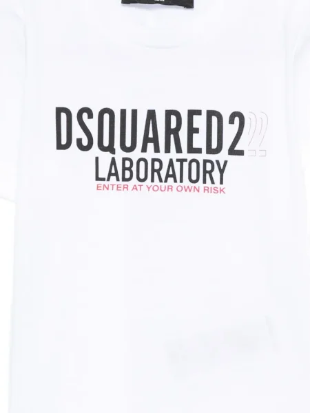 Dětské tričko Dsquared2 bílé