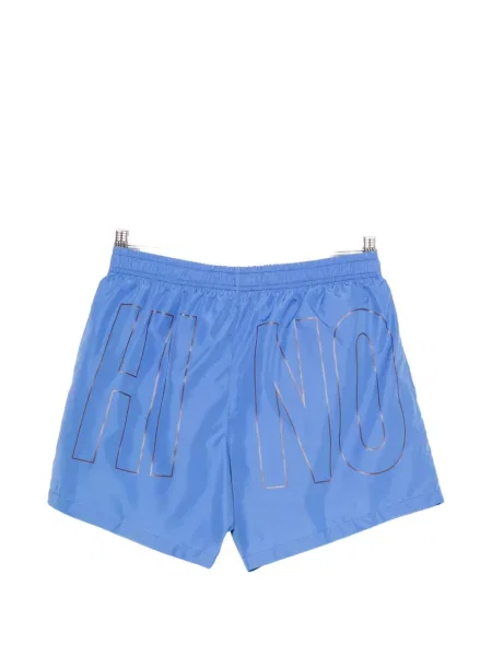 Slip de baie Moschino cu imagine albastru