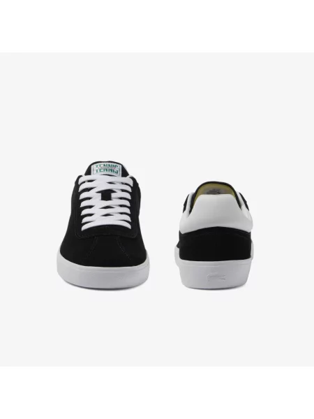Замшевые кроссовки Lacoste черные
