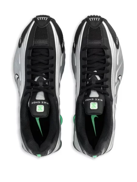 Bluza z kapturem Nike retro sznurowana skórzana szara