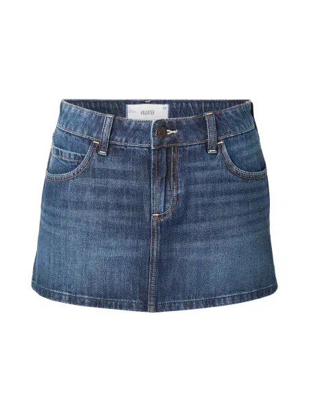 HOLLISTER Fustă denim albastru