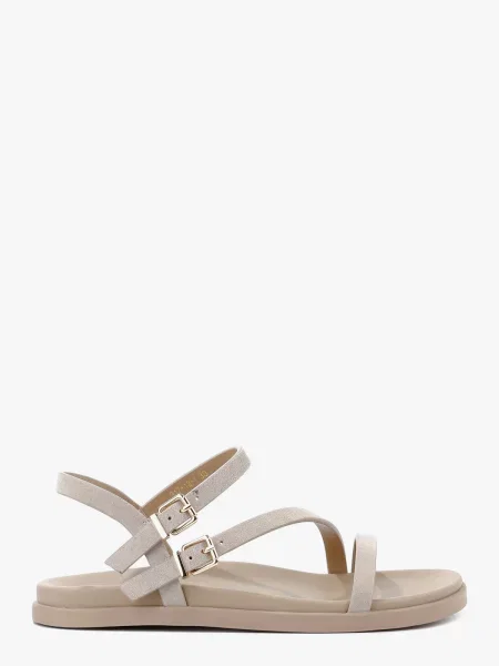 Замшеві Сандалії LeBERDES бежевий