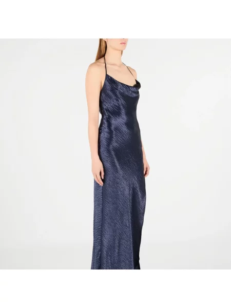 Sukienka Roberto Cavalli biznesowa niebieska