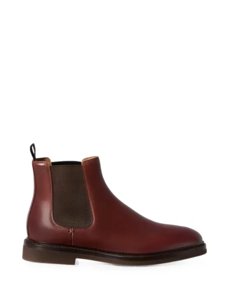 Ceruit botine chelsea Brunello Cucinelli maro