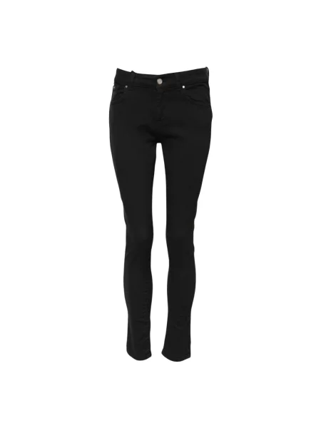 Skinny talia jeansy skinny Dolce And Gabbana czarne