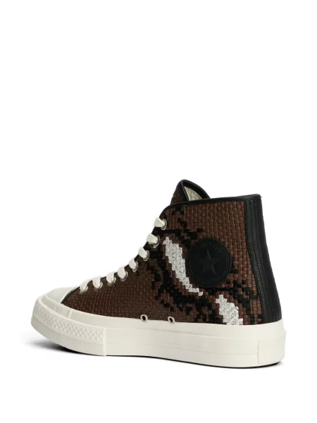 Bőr sneaker Converse Chuck Taylor All Star barna