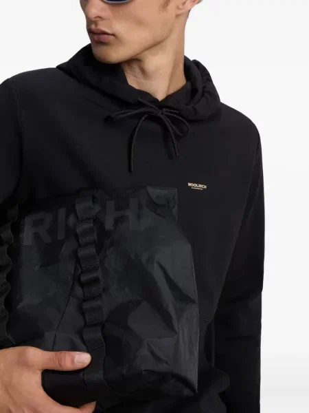 Hanorac cu glugă Woolrich negru
