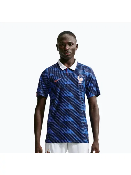 Koszulka piłkarska Nike FFF Match Home game royal/metallic copper granatowa
