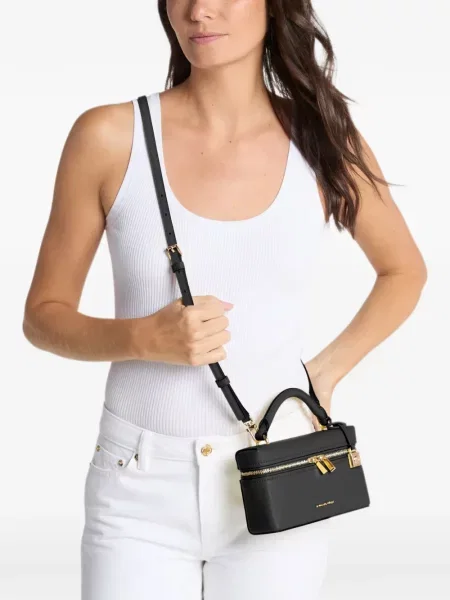 Crossbody kabelka Michael Kors s autogramem černá