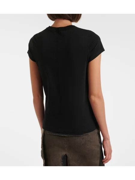 Jersey obrezano majica Rick Owens črna