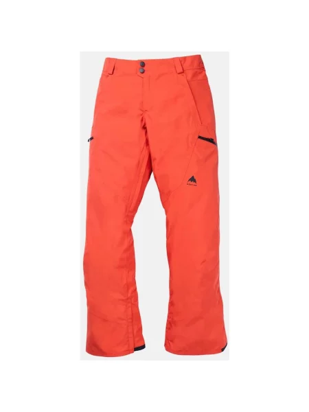 Spodnie długie Burton Reserve GORE-TEX 2L czerwonopomarańczowe S czerwone