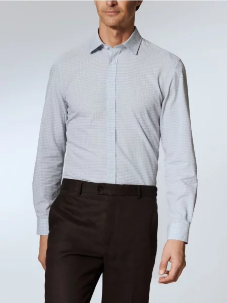 Reserved Картата сорочка regular fit блідо-блакитний блакитна