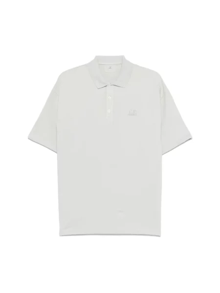 Koszulka polo C.p. Company z krótkim rękawem niebieska