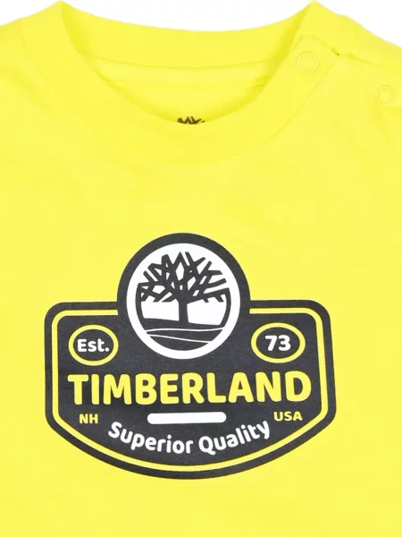 Koszulka dziecięca Timberland żółta