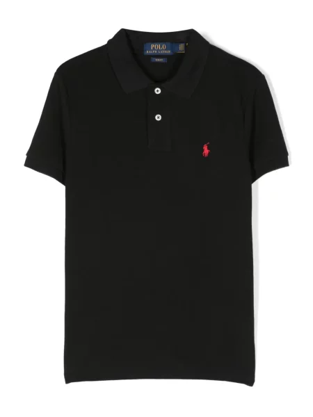 Koszulka polo dziecięca Polo Ralph Lauren czarna