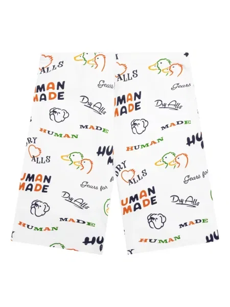 Pantaloni scurți Human Made alb