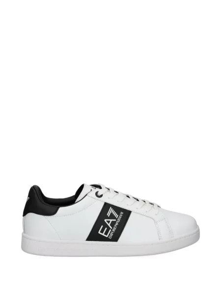 Sneakerși Ea7 Emporio Armani din piele alb