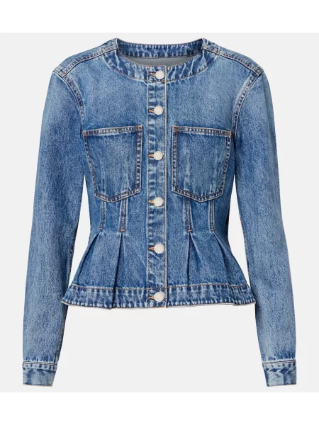 Geacă de blugi Veronica Beard albastru