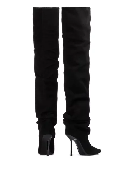 Botine Le Silla din piele de căprioară negru