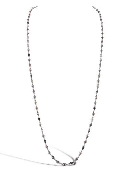 Retro bílé zlato diamant náhrdelník Pragnell Vintage bílý