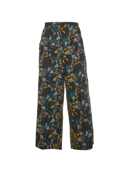 Pantaloni 's Max Mara cu model floral cu imagine negru