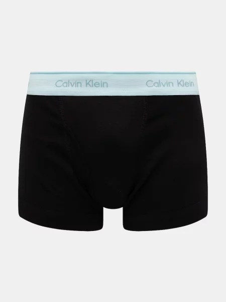 Calvin Klein Underwear Boxerky nebesky modrá / smaragdová / pastelovo ružová biela čierna