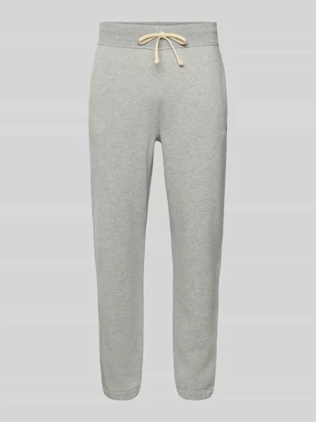 Dzianinowe spodnie Polo Ralph Lauren szare