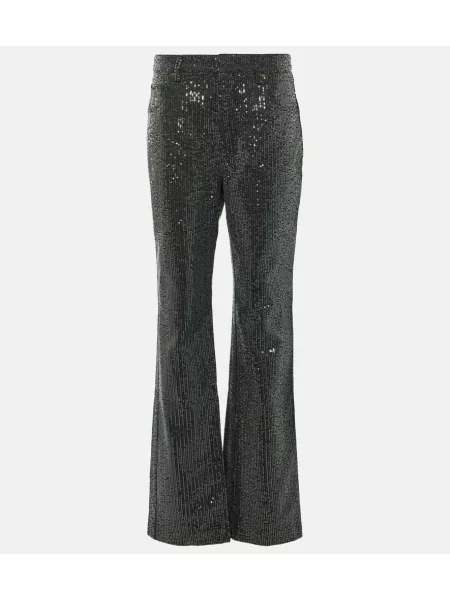 Blugi drepți Rotate Birger Christensen negru